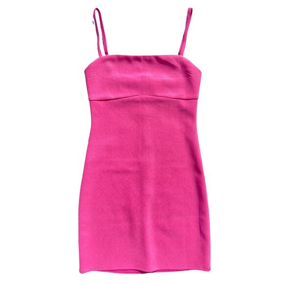 Hello Molly “Peachy Moments” Pink Bodycon Mini Dress NWT – Size Small US 4 - Picture 4 of 11